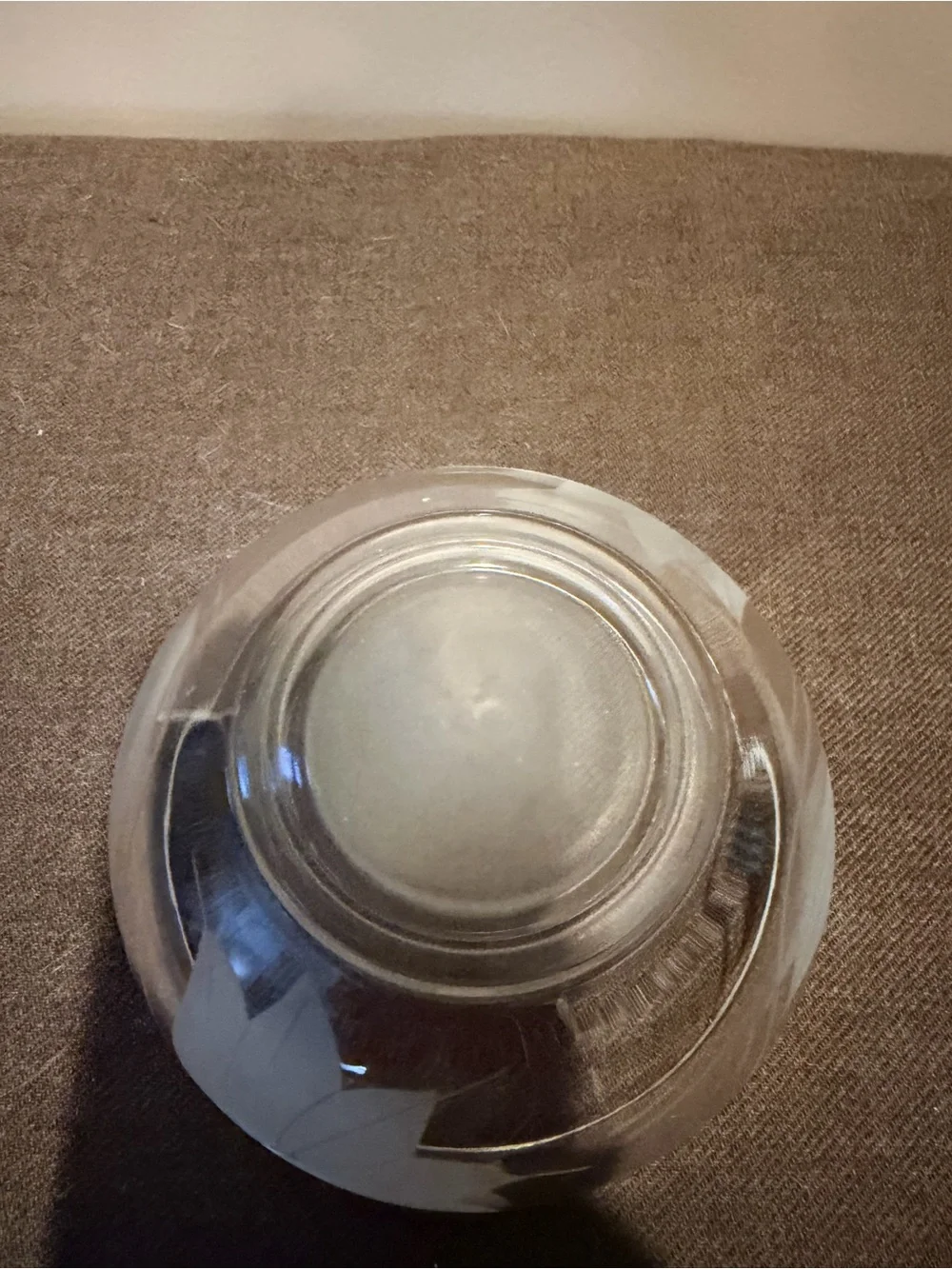 Clear Glass Etched Leaf Bowl - Elegant Home Dining